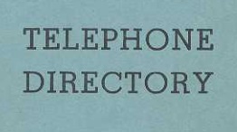 Click the link for the 1945 Antietam Telephone Directory